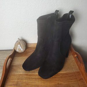NWT Addition Elle Faux Suede Ankle Booties Size 11